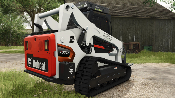 fs25-mods,  Farming Simulator 25 mods: Bobcat 770 M3 compact loader with realistic design, tracked chassis, and logo decals.