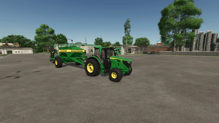 fs25-mods, Farming Simulator 25 mod: John Deere Air Seeder v1.0.0.0, a detailed farming equipment mod for planting seeds.