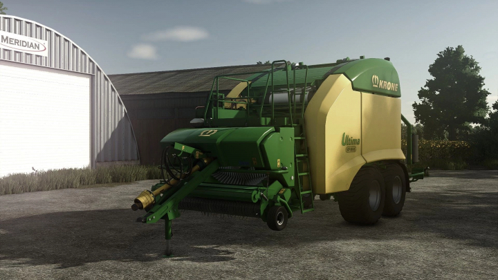 fs25-mods, Farming Simulator 25 mods: Krone Ultima CF 155 XC forage harvester from FS25 mods, ready for farming tasks.