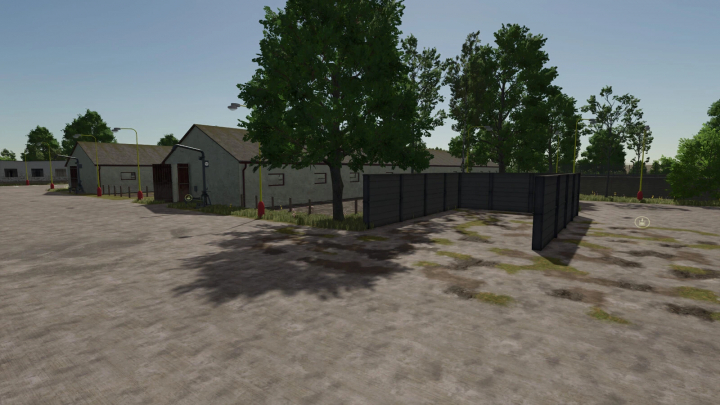 fs25-mods, Farming Simulator 25 mod: Pig Barn Big v1.0.0.0 with spacious pig housing and outdoor pens, part of FS25 mods collection.