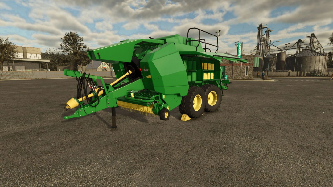 Farm machinery mod for Farming Simulator 25: John Deere 1434 C in green, part of FS25 mods collection.