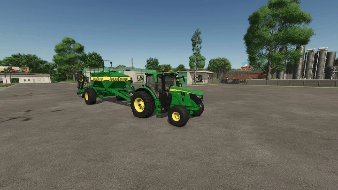 Farming Simulator 25 mod: John Deere Air Seeder v1.0.0.0, a detailed farming equipment mod for planting seeds.