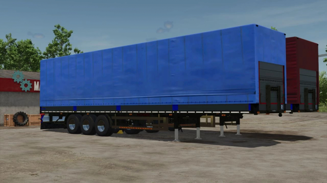 FS25 mods: Kögel / Kässbohrer Trailer Pack 2 v1.0.0.0 in Farming Simulator 25.