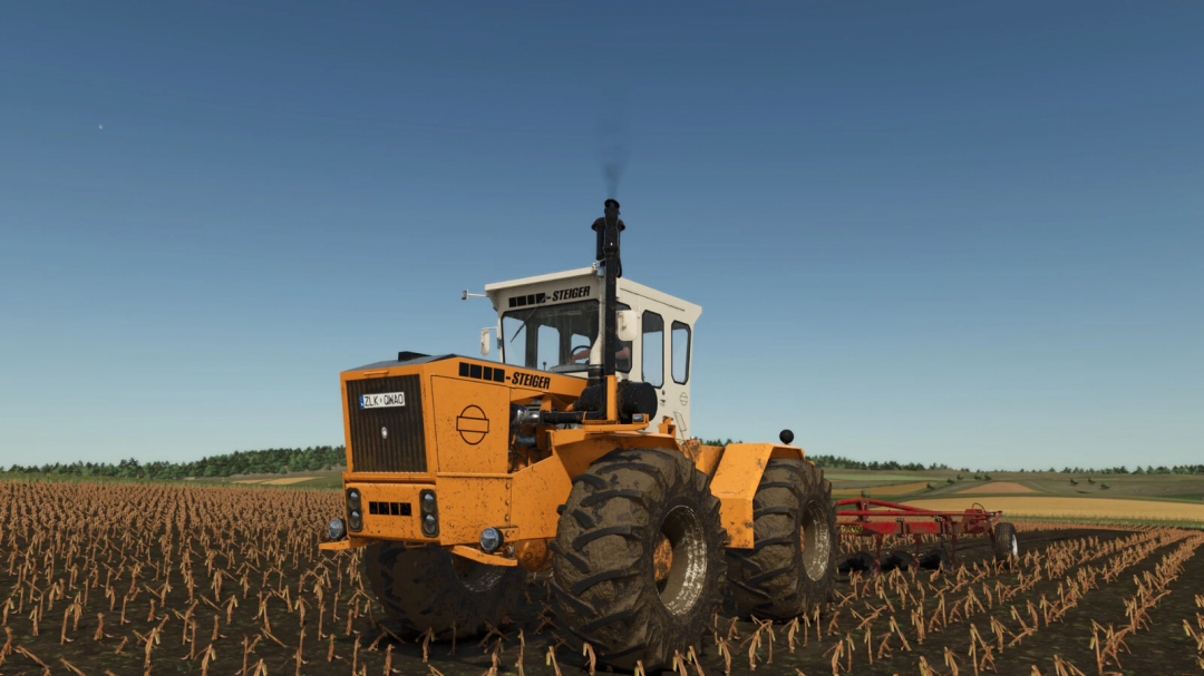 Farming Simulator 25 mod: Lizard Steiger 250 tractor in a field, part of the FS25 mods collection.