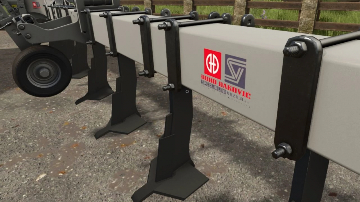 fs25-mods, Farming Simulator 25 mod: Euro Sakovi Flex-Plow 12.4P v1.0.0.0 for realistic plowing in FS25.