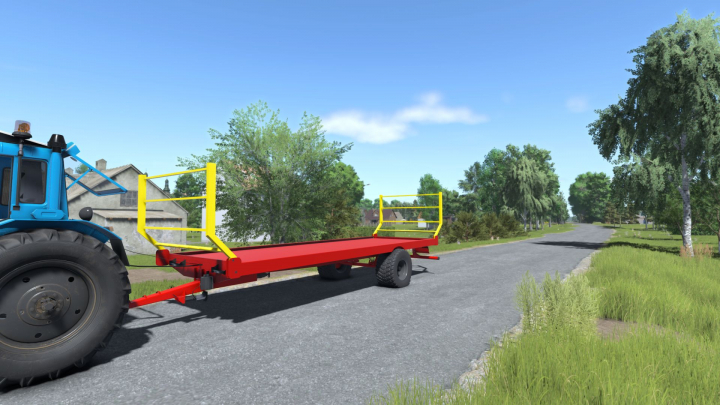 fs25-mods,  Demarest flatbed trailer V1.0