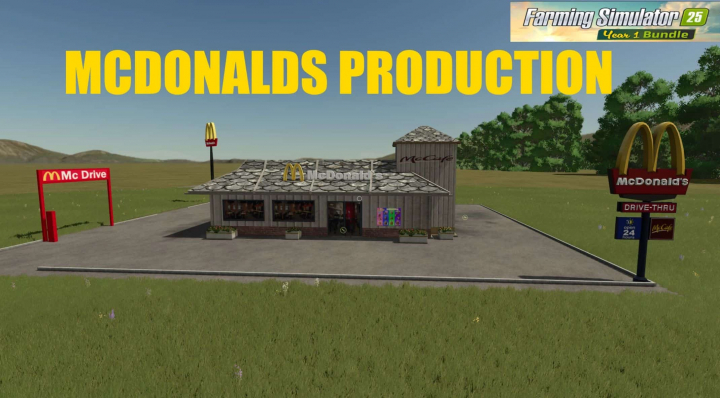 fs25-mods, MCDONALDS PRODUCTION v1.0