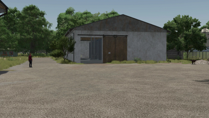 fs25-mods, Farming Simulator 25 mods: Pig Farm Building Package v1.0.0.0 with barn and farm structures.