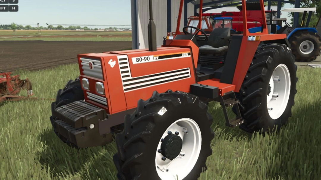 Farming Simulator 25 mod: Fiatagri 70-90/80-90 No Cab Series v1.0.0.0 tractor in Farming Simulator 25.