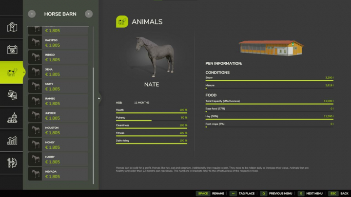 fs25-mods, Better Horse Value V1.0
