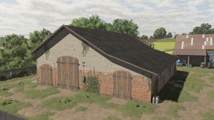 fs25-mods,  Brick Cowshed V1.0
