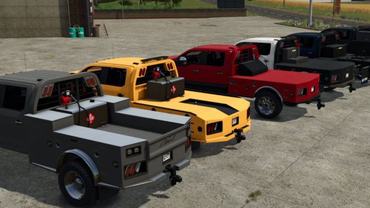 fs25-mods, Custom Pickup Truck Bed Pack V1.0