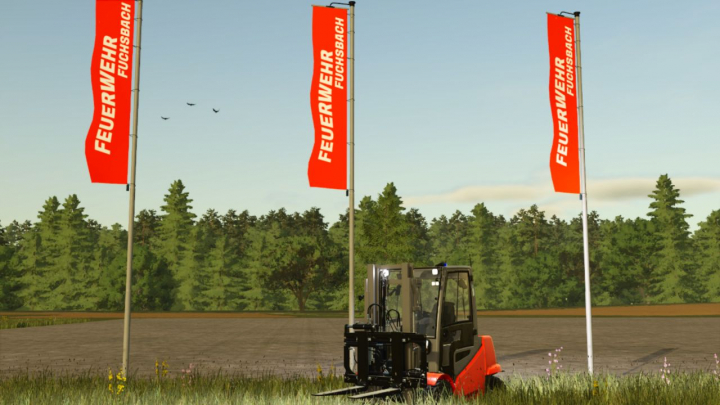 fs25-mods,  Fire brigade forklift V1.0