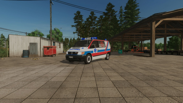 fs25-mods,  Mercedes Benz Vito [T] Transport Ambulance V1.0