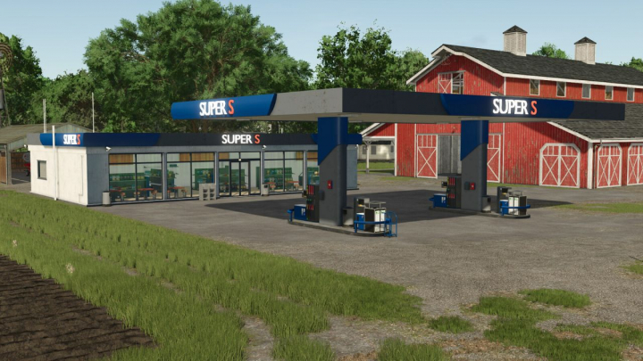 fs25-mods, Super S Gas Station V1.0
