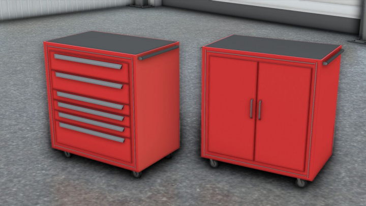 fs25-mods,  Tool Boxes Prefab V1.0