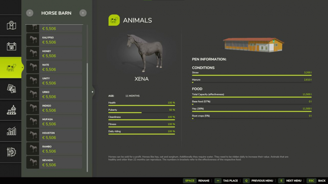 Better Horse Value V1.0