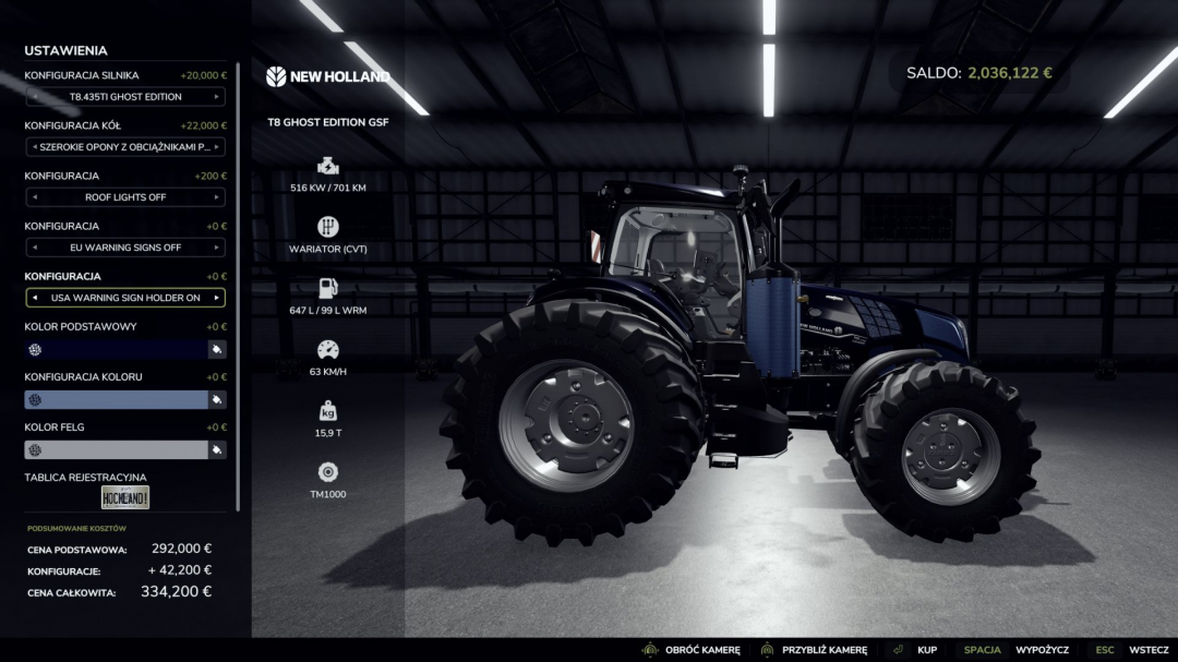 New Holland T8 Duch-Ghost Edition V1.0.0.2