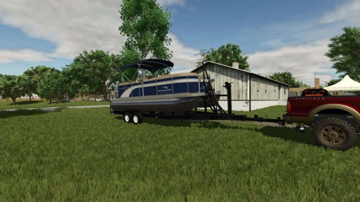 fs25-mods,  2018 Bennington Pontoon Boat v1.0