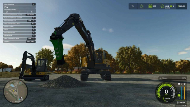 fs25-mods,  Hydraulic hammer v1.0