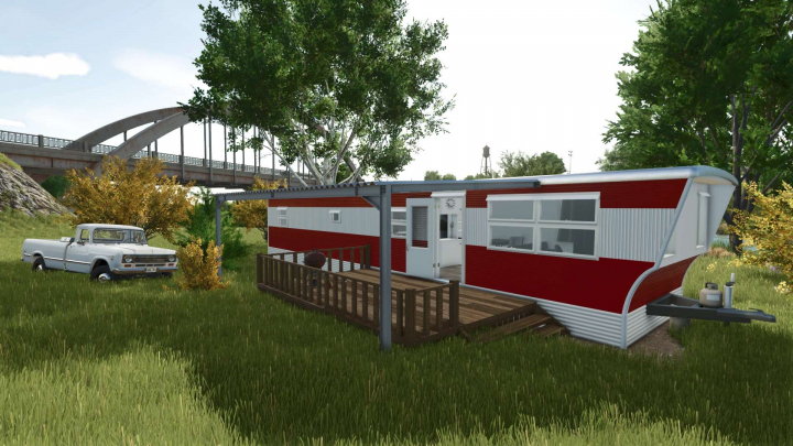 fs25-mods,  Retro Camping Home v1.0