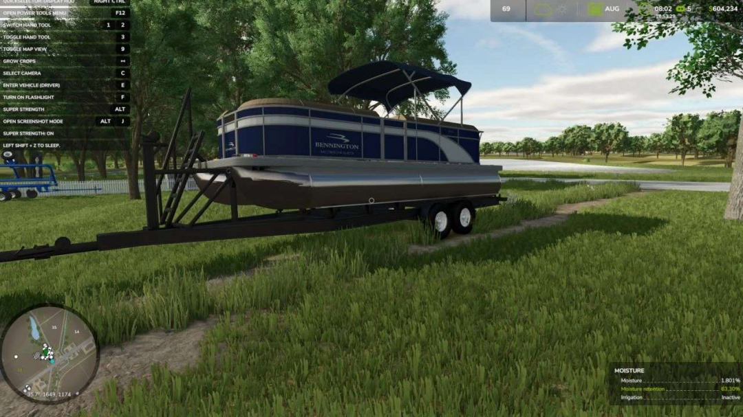 2018 Bennington Pontoon Boat v1.0