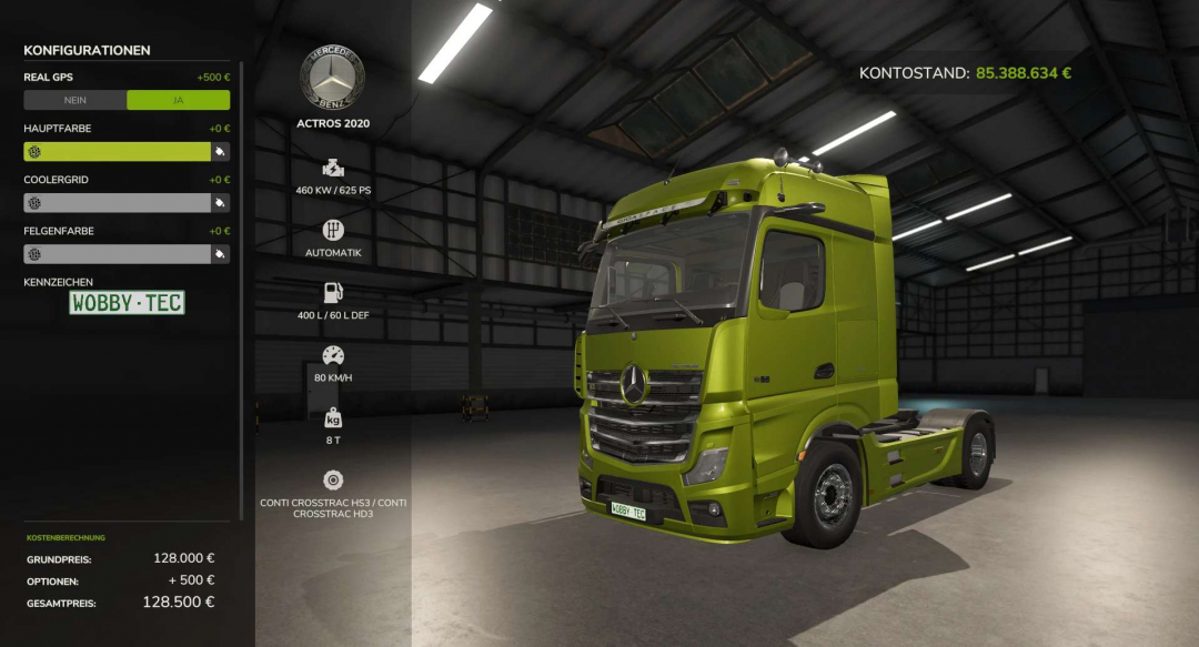 Mercedes Actros 2020 v1.0