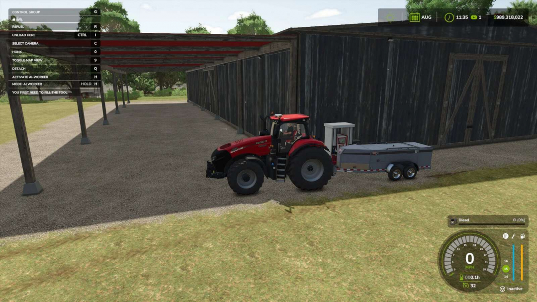 Pack Of Five Rustic Machine Sheds v1.1