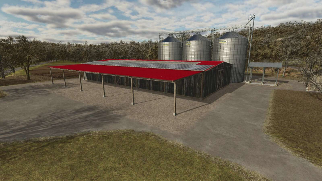Pack Of Five Rustic Machine Sheds v1.1