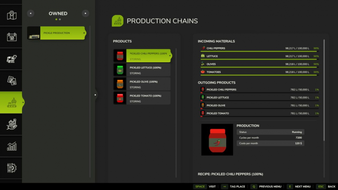 Pickle Production V1.0