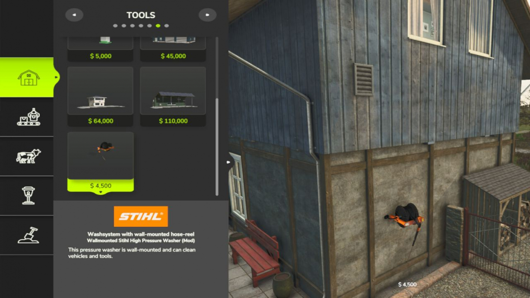 Wallmounted Stihl High Pressure Washer V1.0