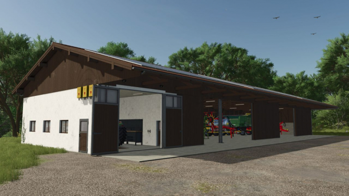 fs25-mods,  Machine Hall With Workshop V1.0