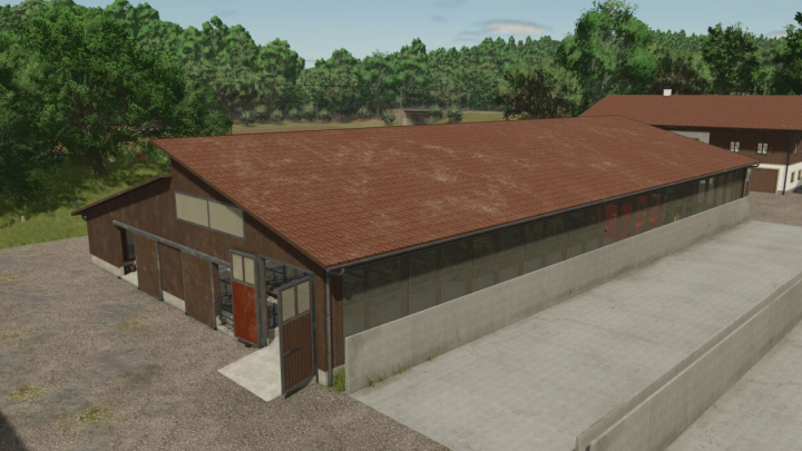 fs25-mods, Medium Sized Cow Barn V1.0
