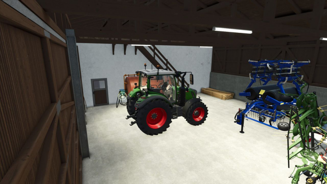 Machine Hall With Workshop V1.0