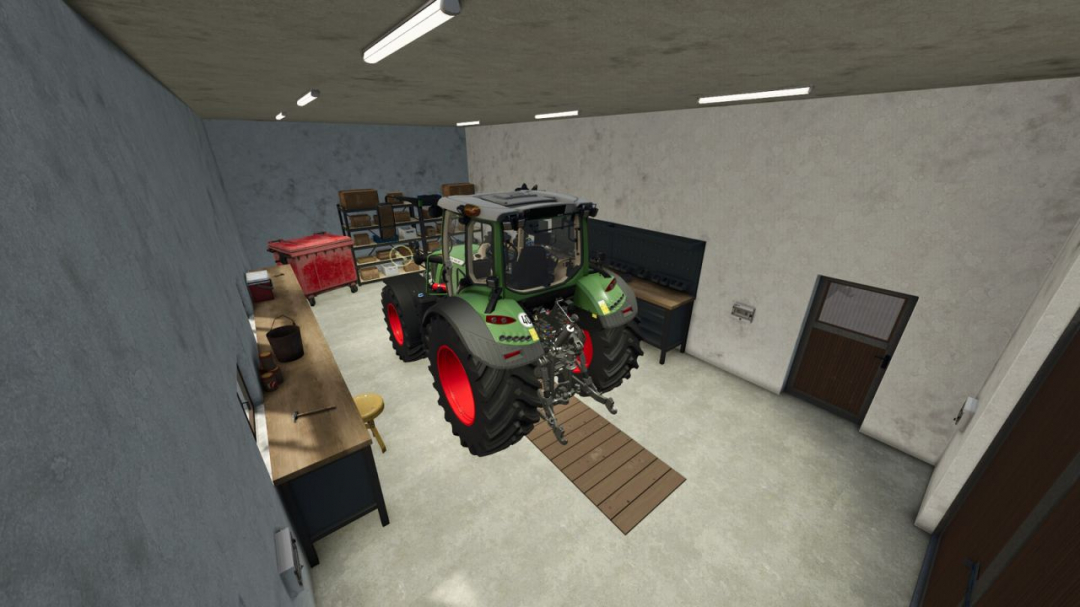 Machine Hall With Workshop V1.0