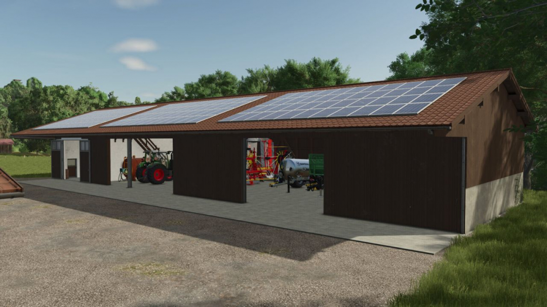 Machine Hall With Workshop V1.0