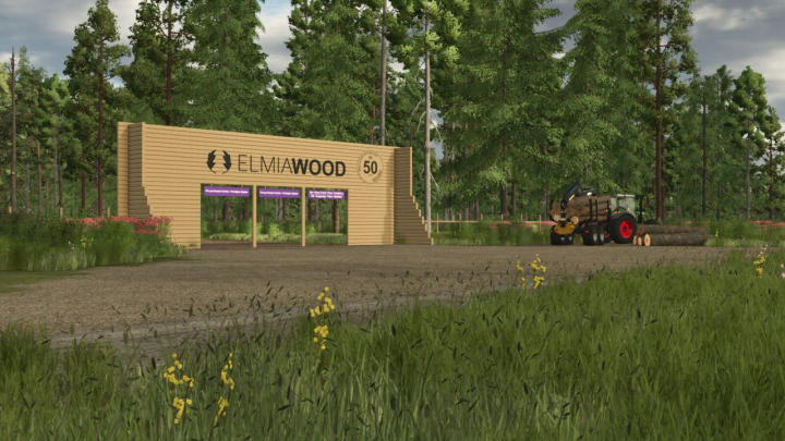 fs25-mods,  Elmia Wood 2025 Entrance V1.0