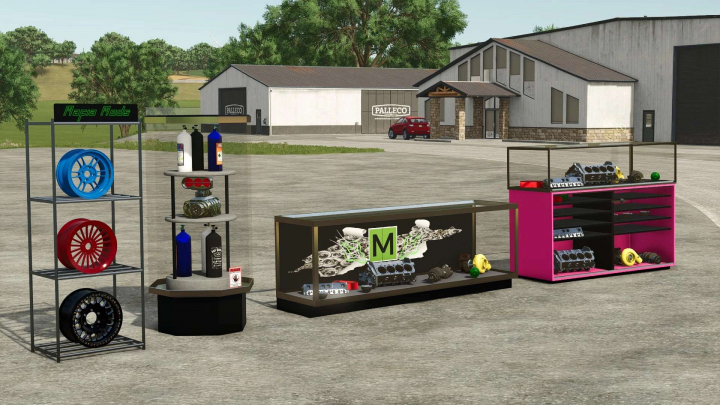fs25-mods,  Parts Display Cases v1.0