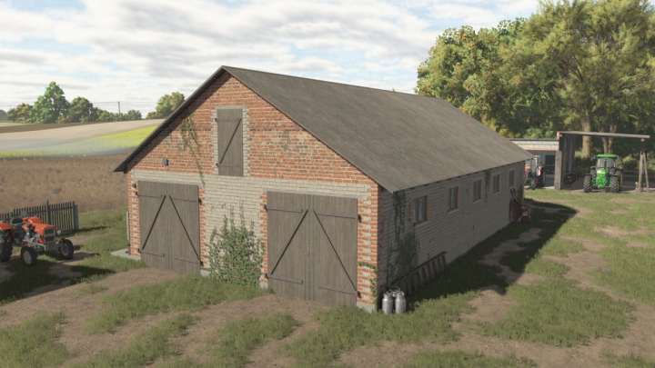 fs25-mods, Polish Brick Cowshed V1.0