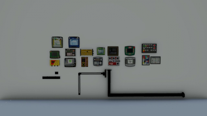 fs25-mods, Set of terminals, GPS and supports V1.0