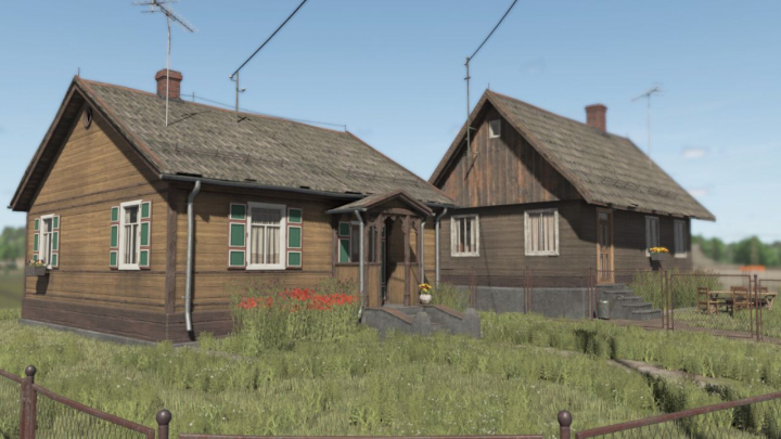 fs25-mods, Zielonka Houses V1.0