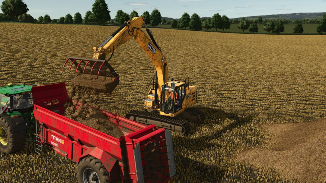 Excavator/Frontloader Manure Grab V1.0