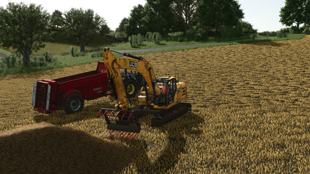 Excavator/Frontloader Manure Grab V1.0