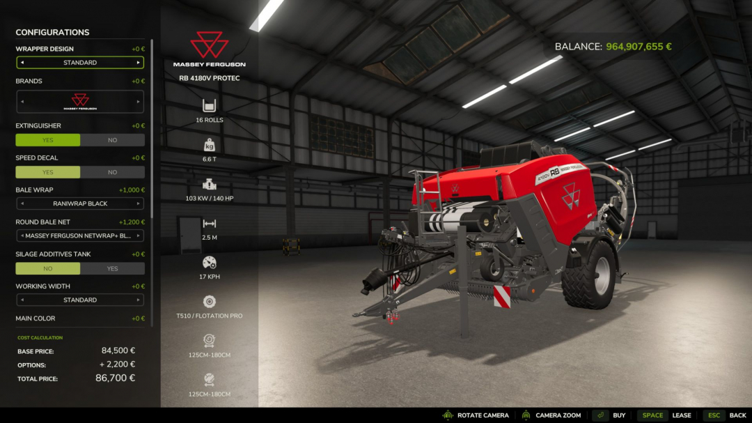 Fendt/MF Baler-wrapping Combination V1.0.0.1