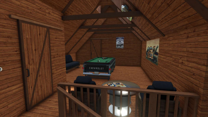 fs25-mods,  American-style Wooden Garage v1.0