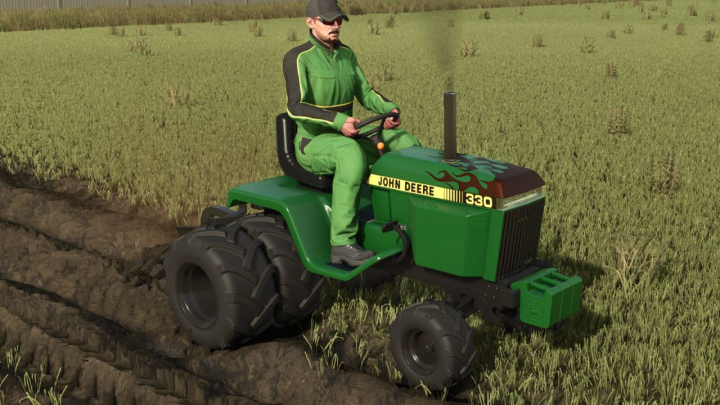 fs25-mods,  John Deere 330 Lawn Tractor V1.0