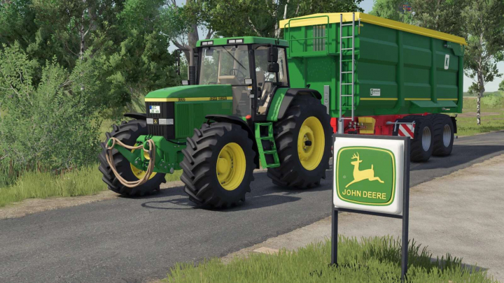 fs25-mods,  John Deere Neon Sign v1.0