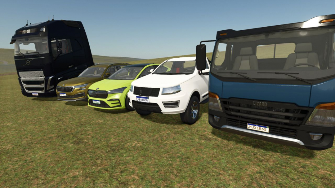 2020 Mercosul Brazilian License Plates Prefab V1.0