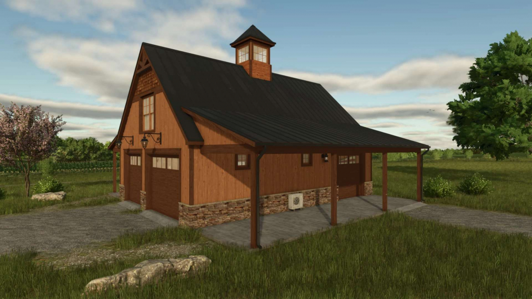 American-style Wooden Garage v1.0