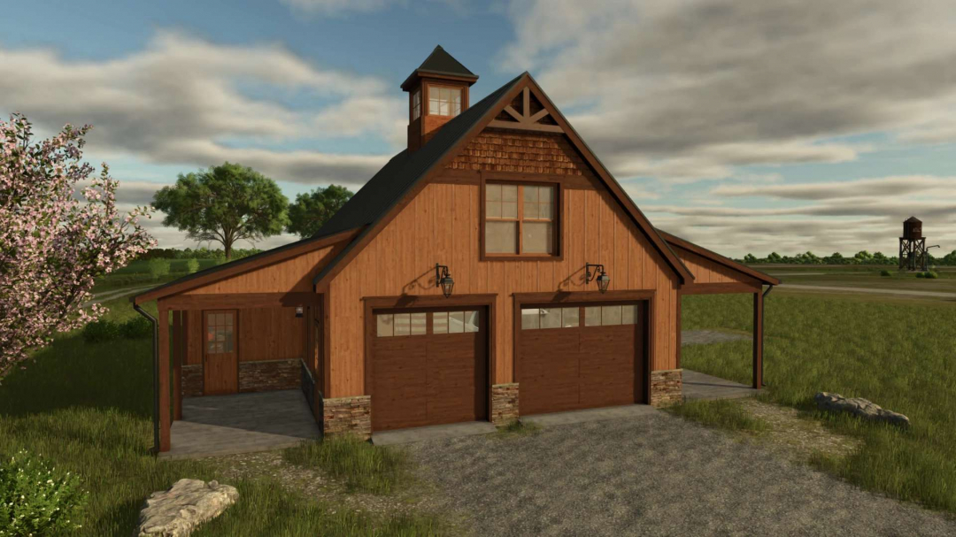 American-style Wooden Garage v1.0